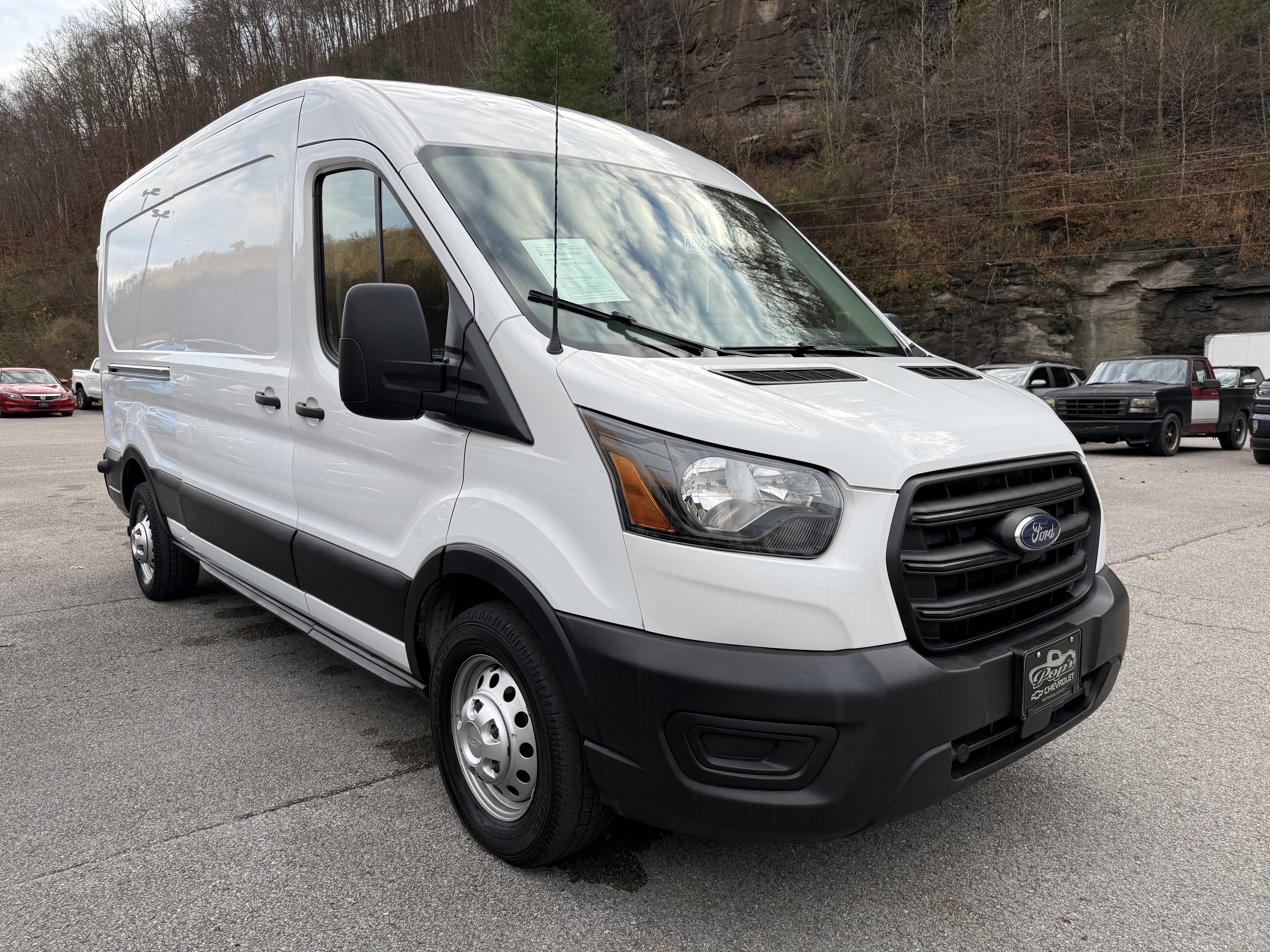 2020 Ford Transit Cargo Van T-250 130" Med Rf 9070 GVWR AWD