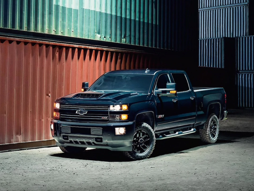 2019 Silverado HD at container yard