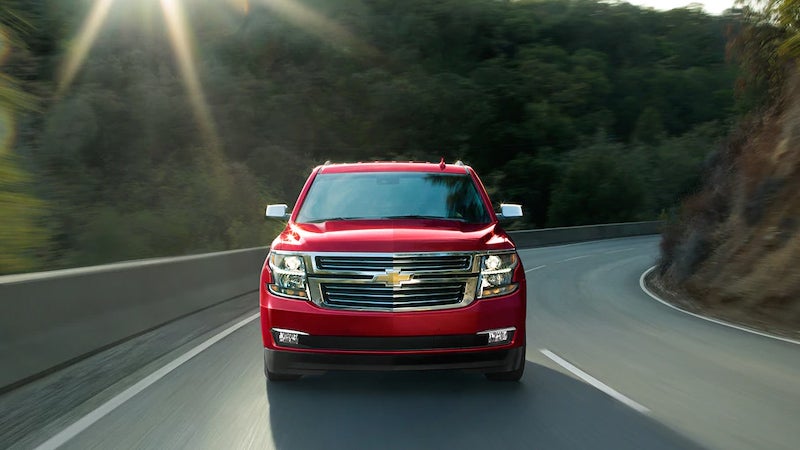 2019 Chevy Tahoe on highway
